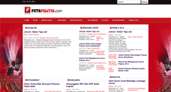 Desktop Screenshot of petapolitik.com
